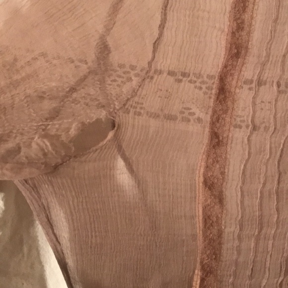 Taupe Boho Blouse - Picture 5 of 9